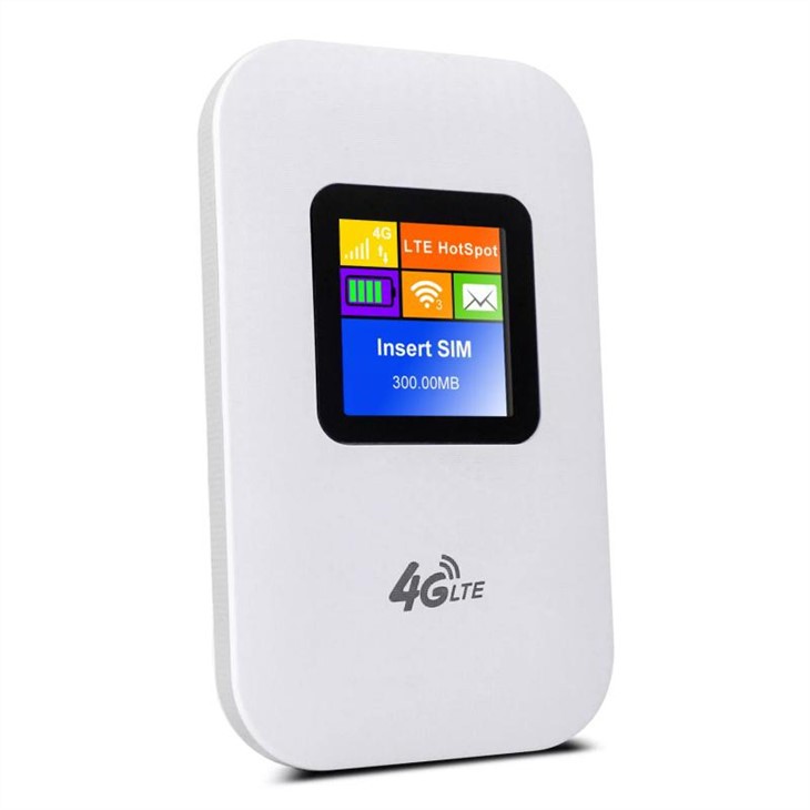 4G LTE router s LCD obrazovkou